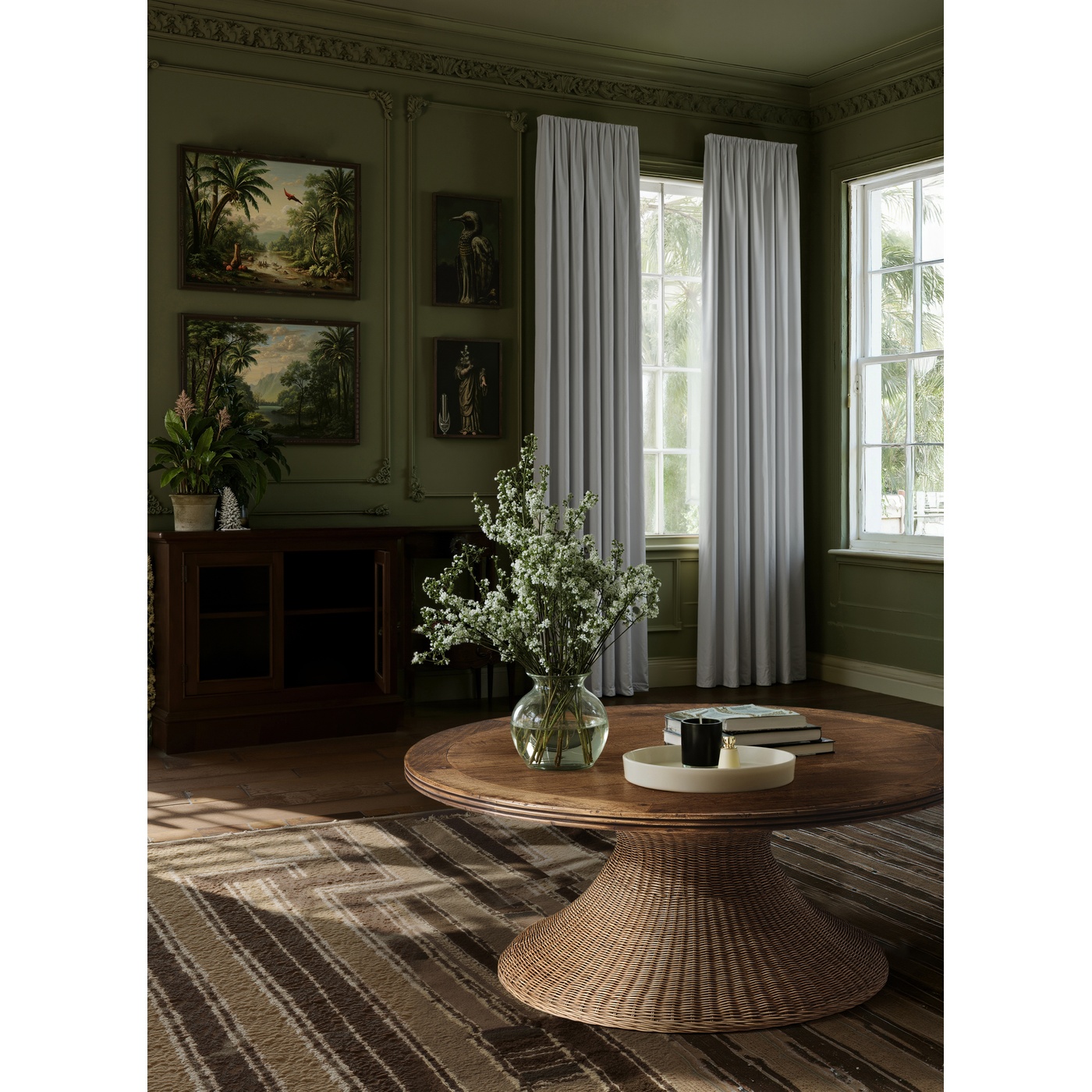 Palm Court Rattan Coffee Table
