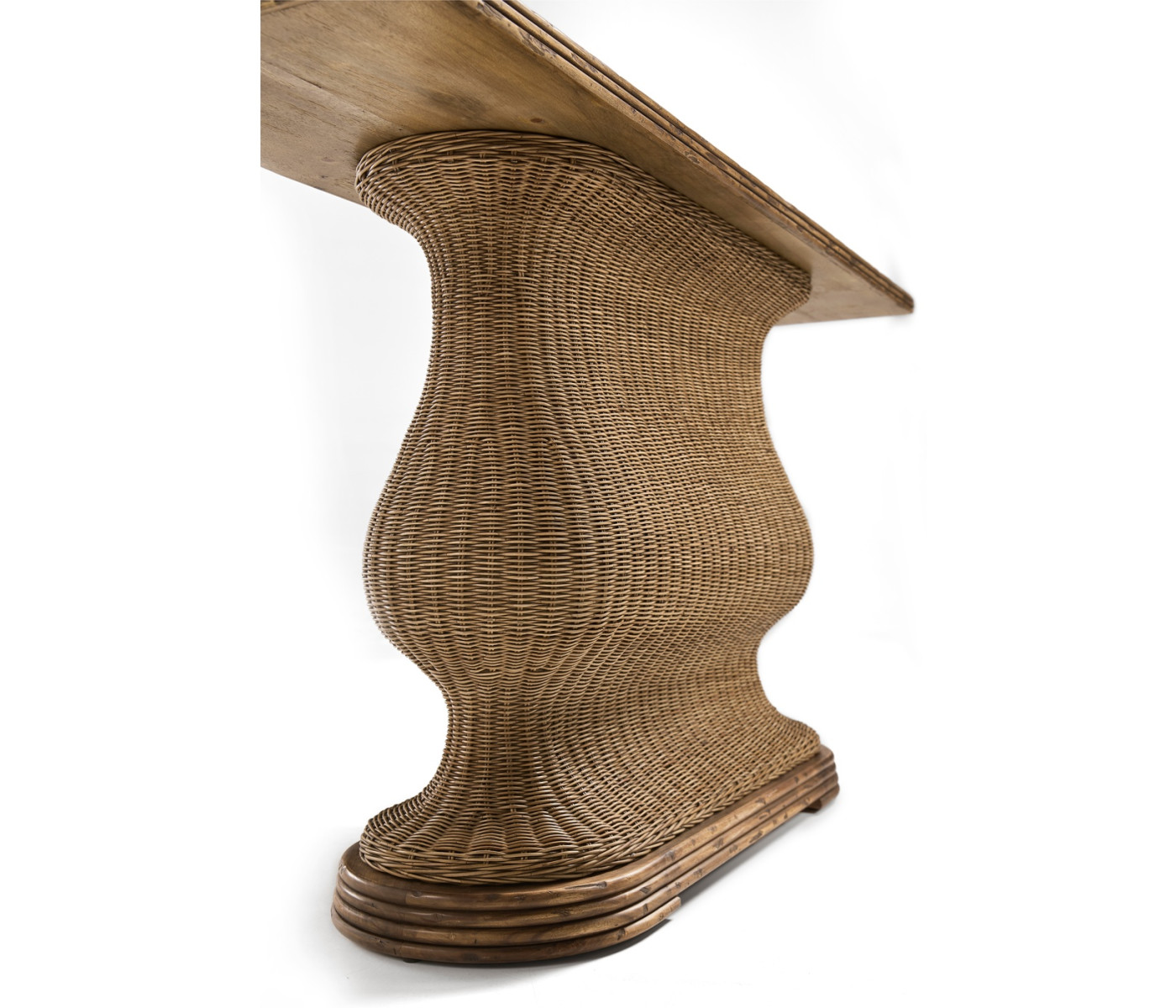 Palm Court Rattan Console Table