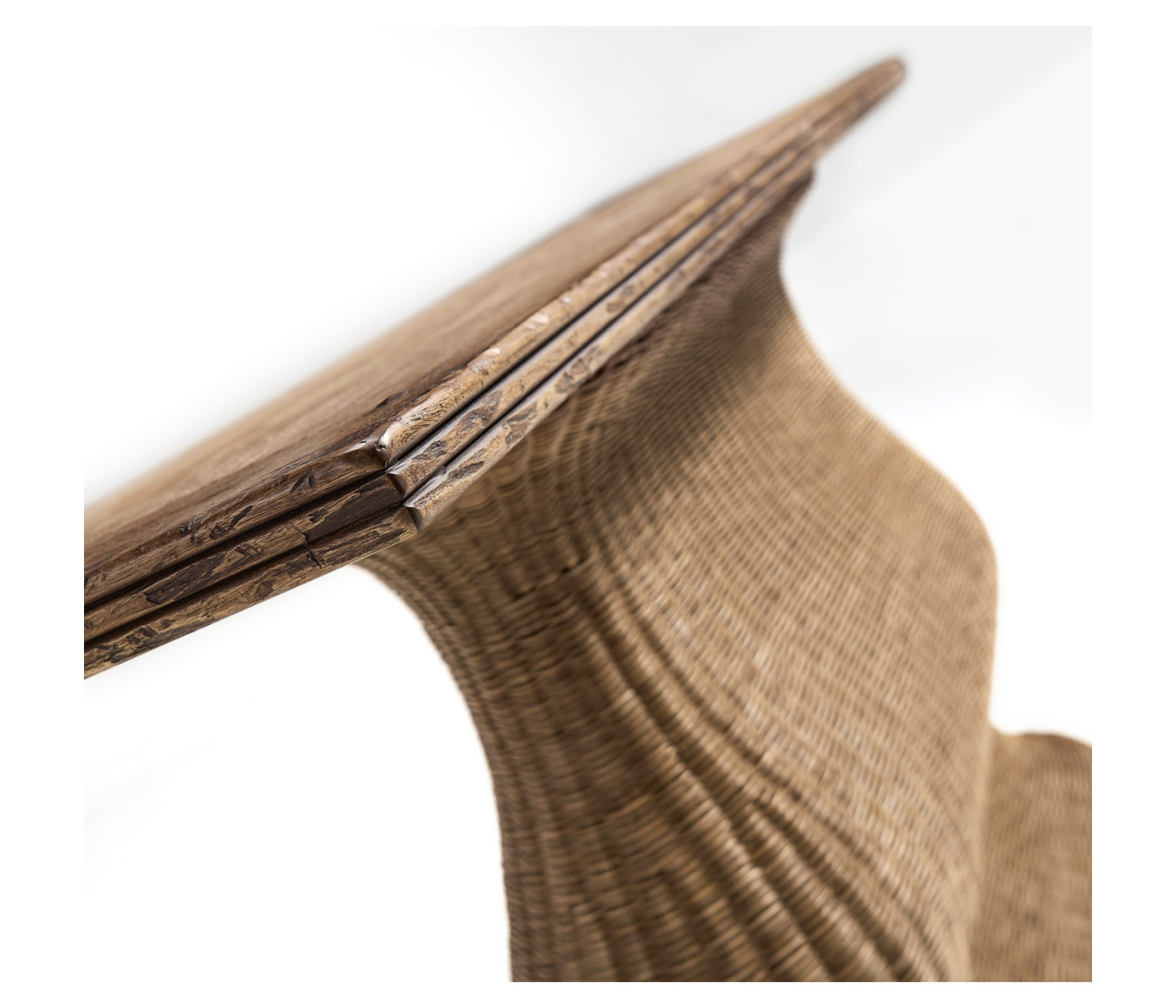 Palm Court Rattan Console Table