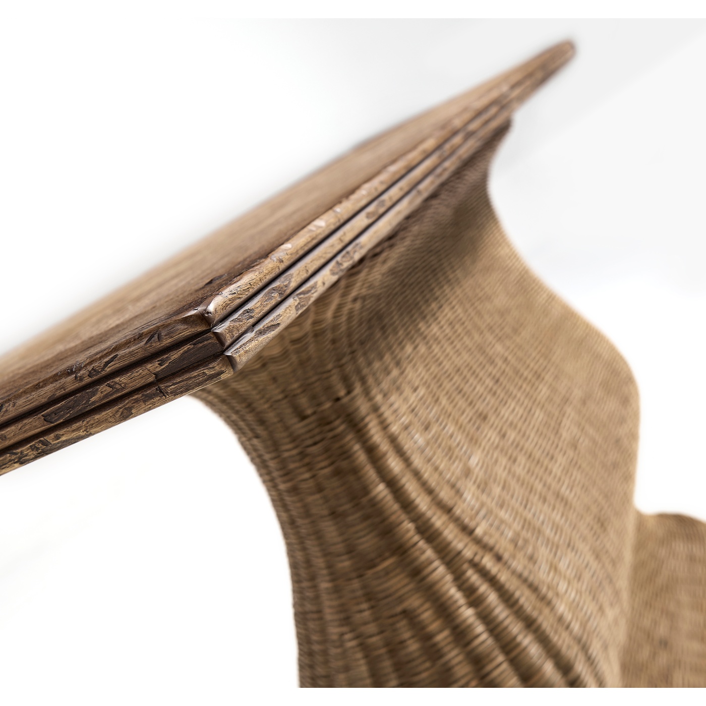 Palm Court Rattan Console Table