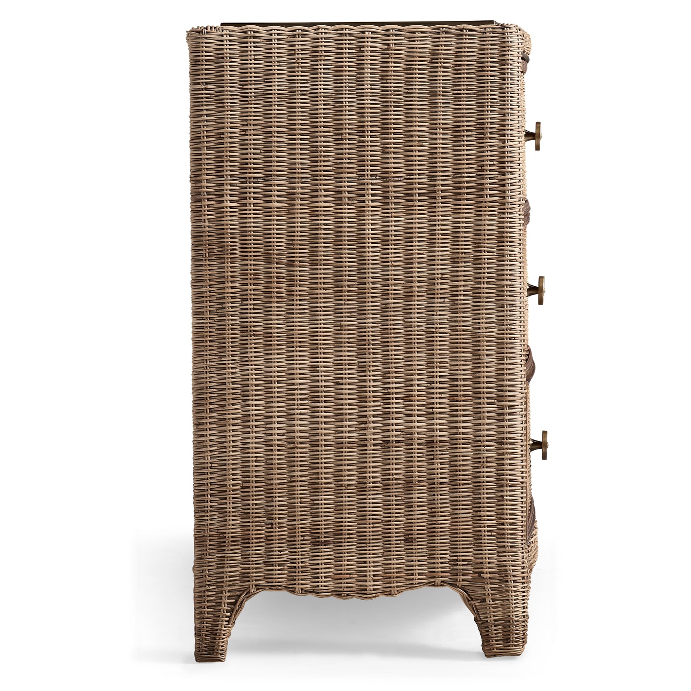 Palm Court Rattan Bow Front Chest