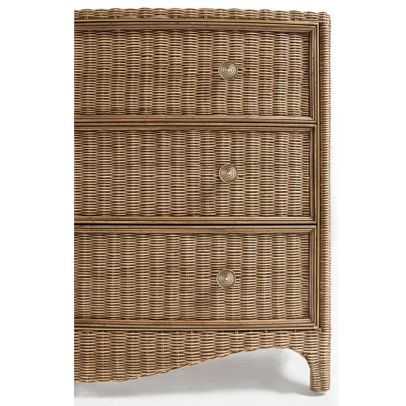 Palm Court Rattan Bow Front Chest