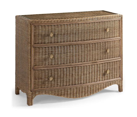 Palm Court Rattan Bow Front Chest