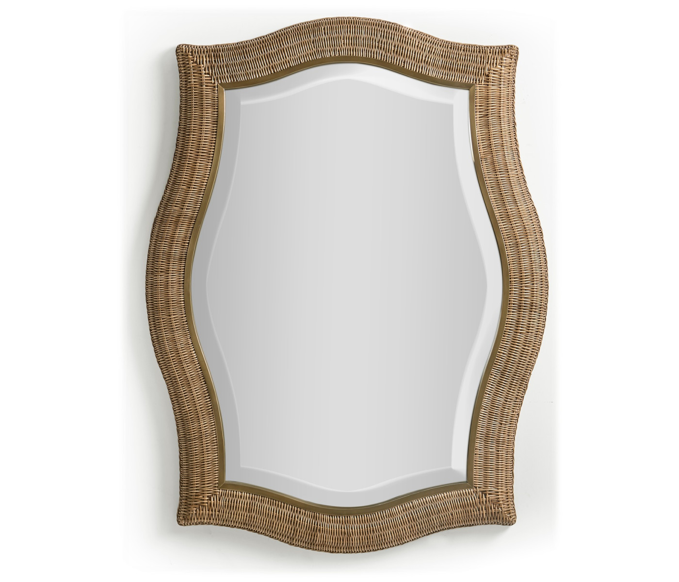 Palm Court Haven Rattan Wall Mirror