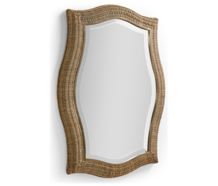 Palm Court Haven Rattan Wall Mirror