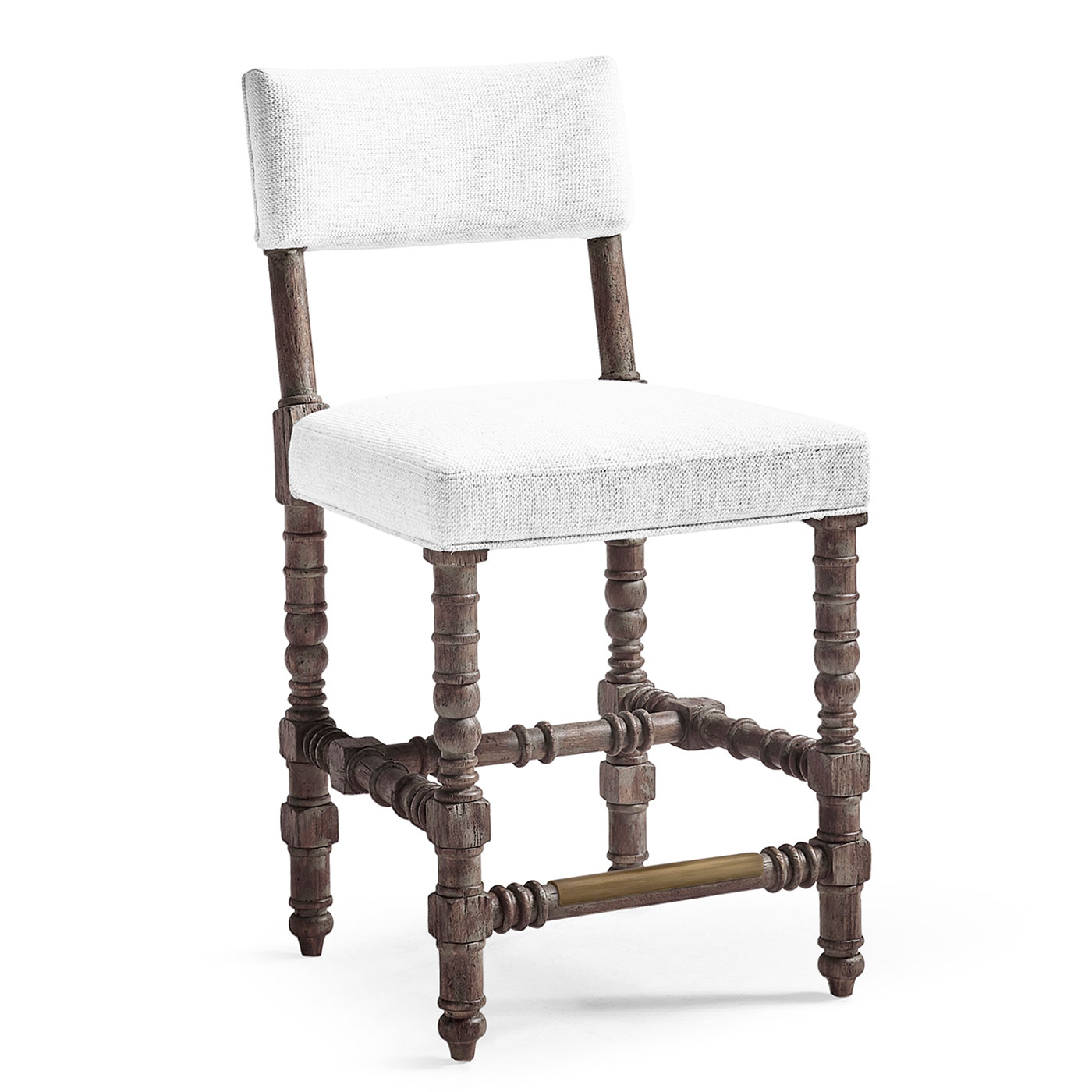 Caldera Oscura Upholstered Armless Counter Stool