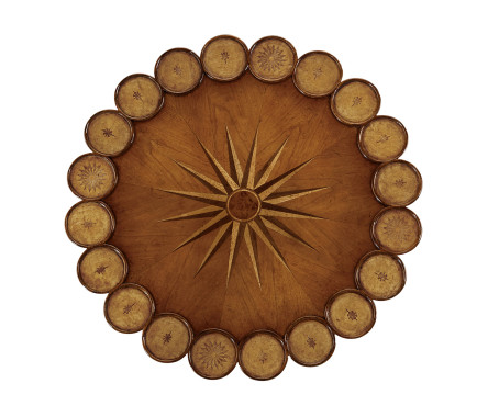 George II starburst lamp table