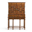 William & Mary Walnut & Oyster Secrétaire Cabinet 