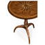 Small lamp table with starburst inlay