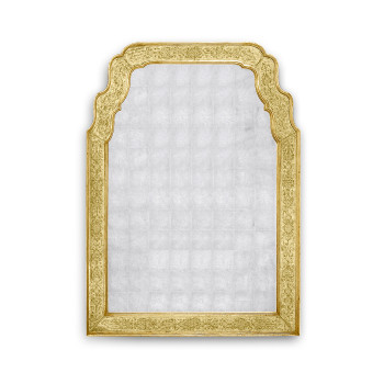 Gold églomisé mirror