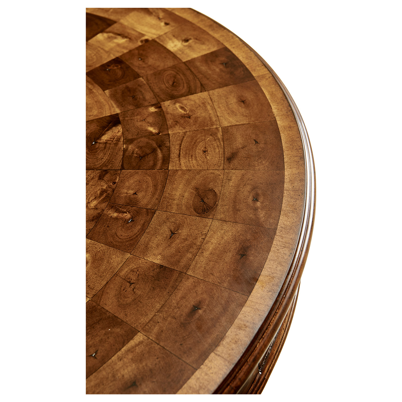 Oyster Round Table on Brass Base