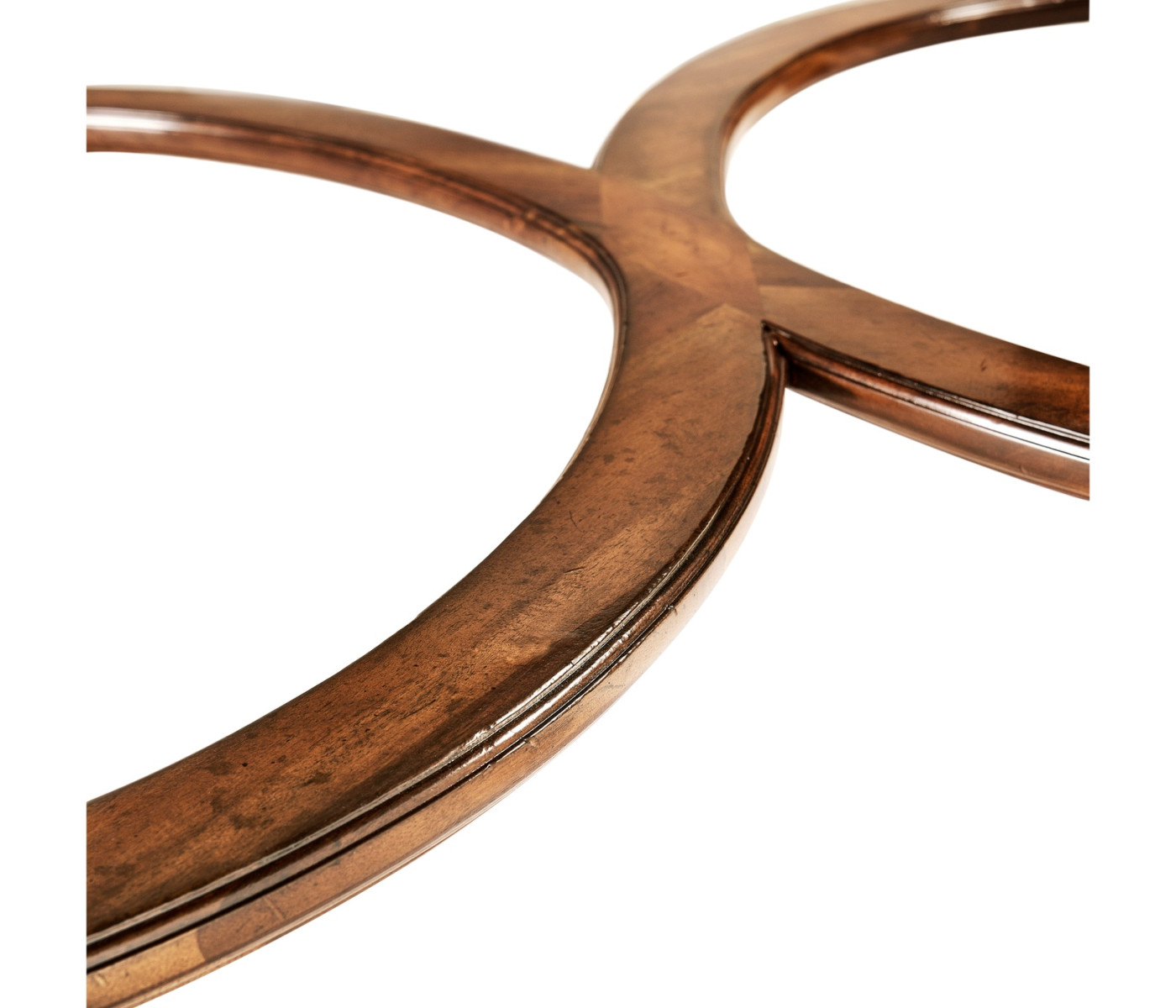 Square Oyster Coffee Table with Slides