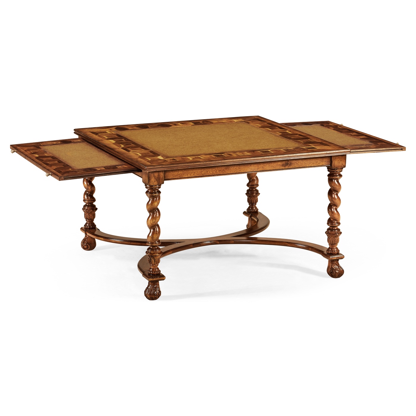 Square Oyster Coffee Table with Slides