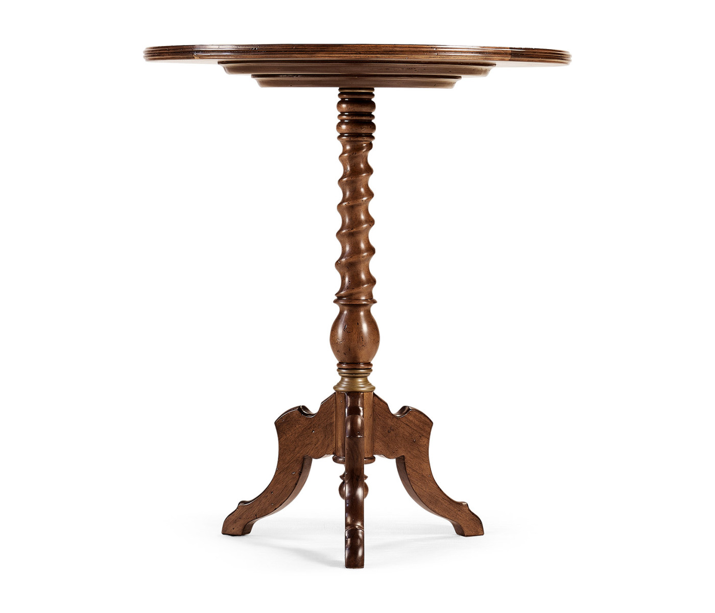 Églomisé & Walnut Round Wine Table