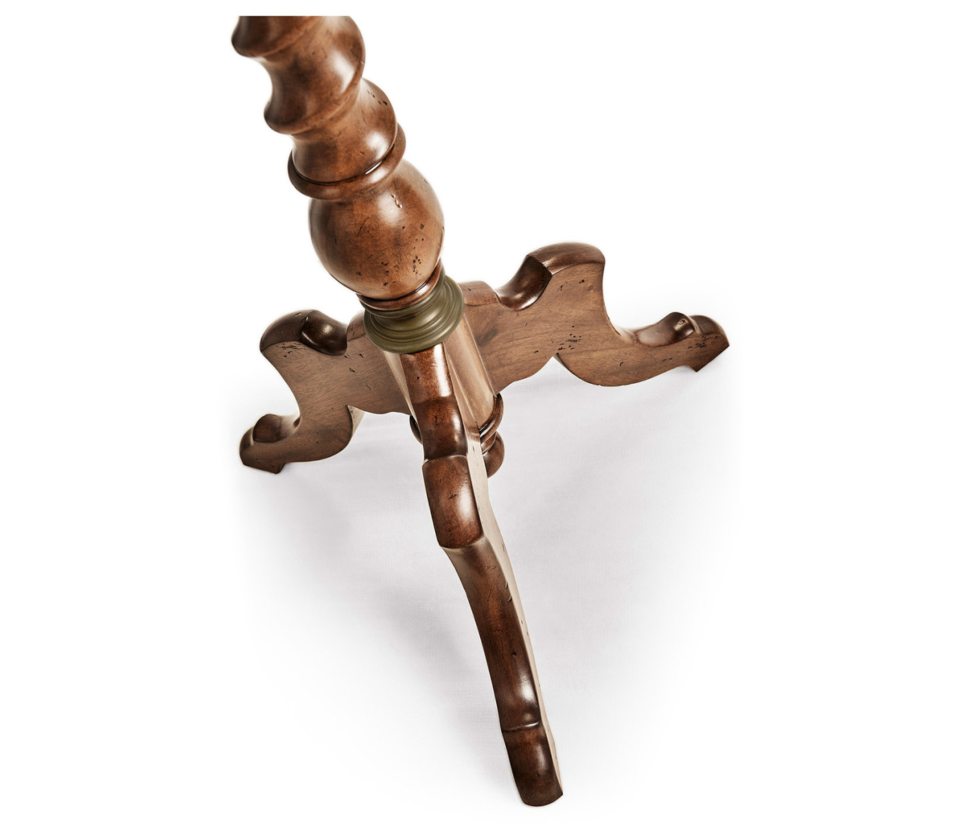 Églomisé & Walnut Round Wine Table