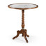 Églomisé & Walnut Round Wine Table
