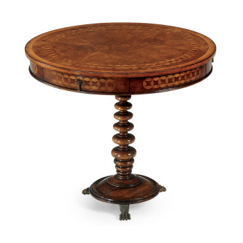 Rope twist round side table