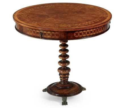 Rope twist round side table