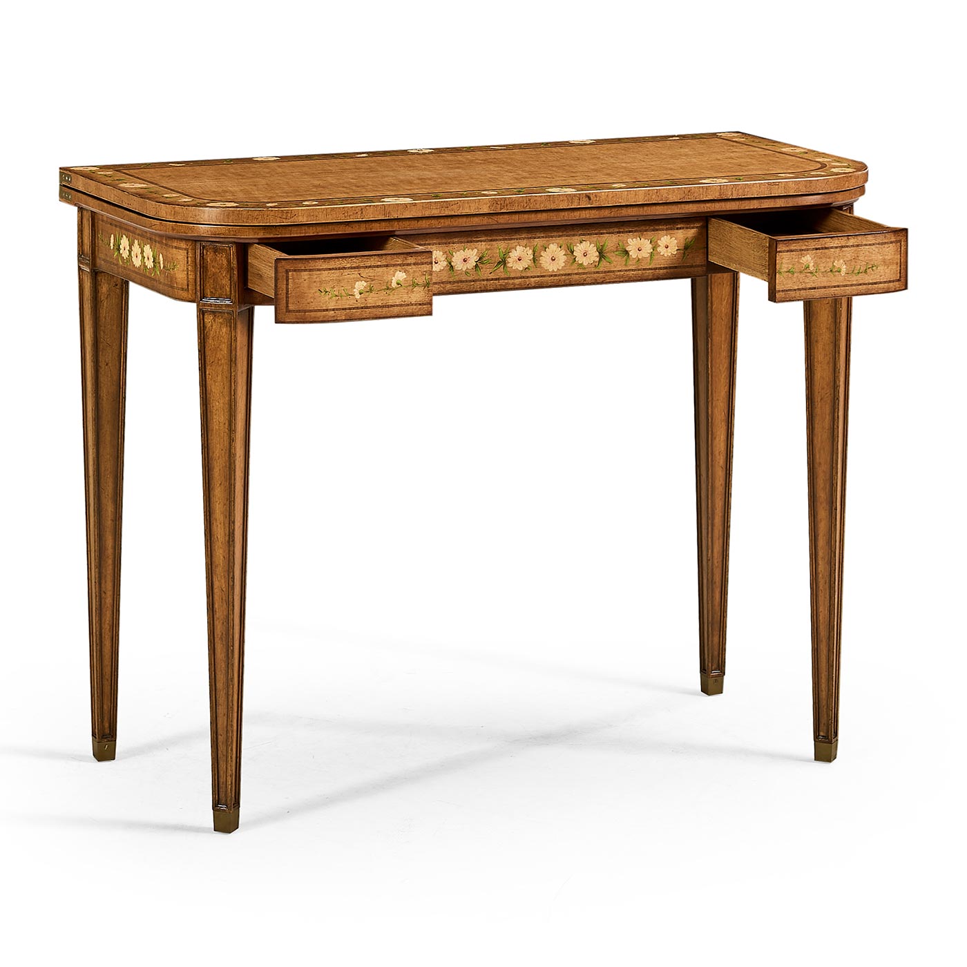 Satinwood Painted Card Table