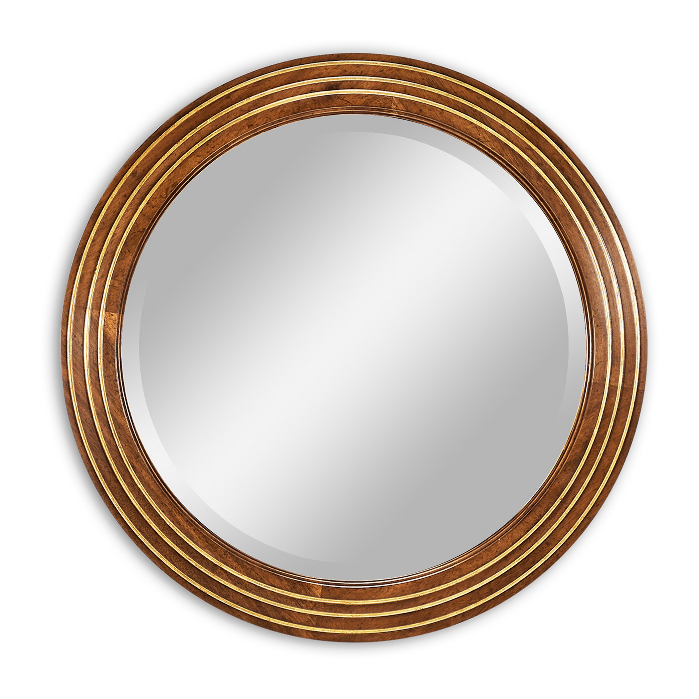 Circular stepped surround mirror (Small plain glass)