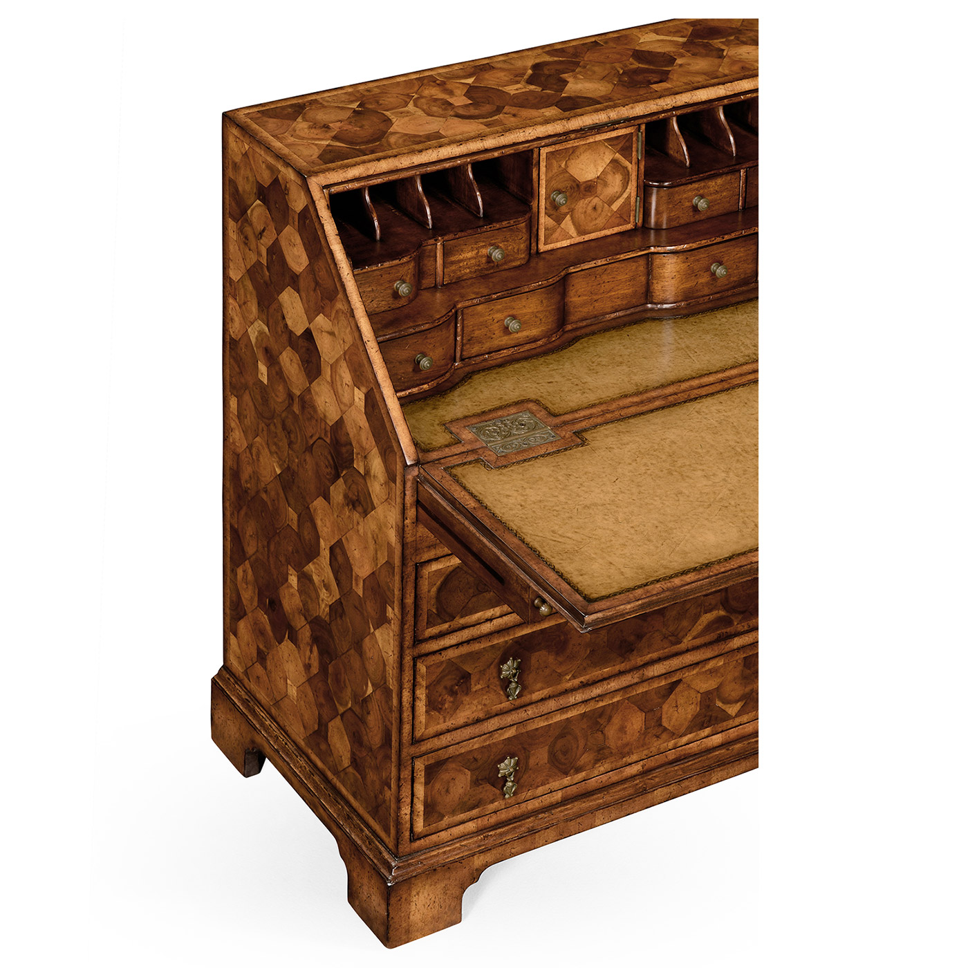 William & Mary Walnut & Oyster Bureau