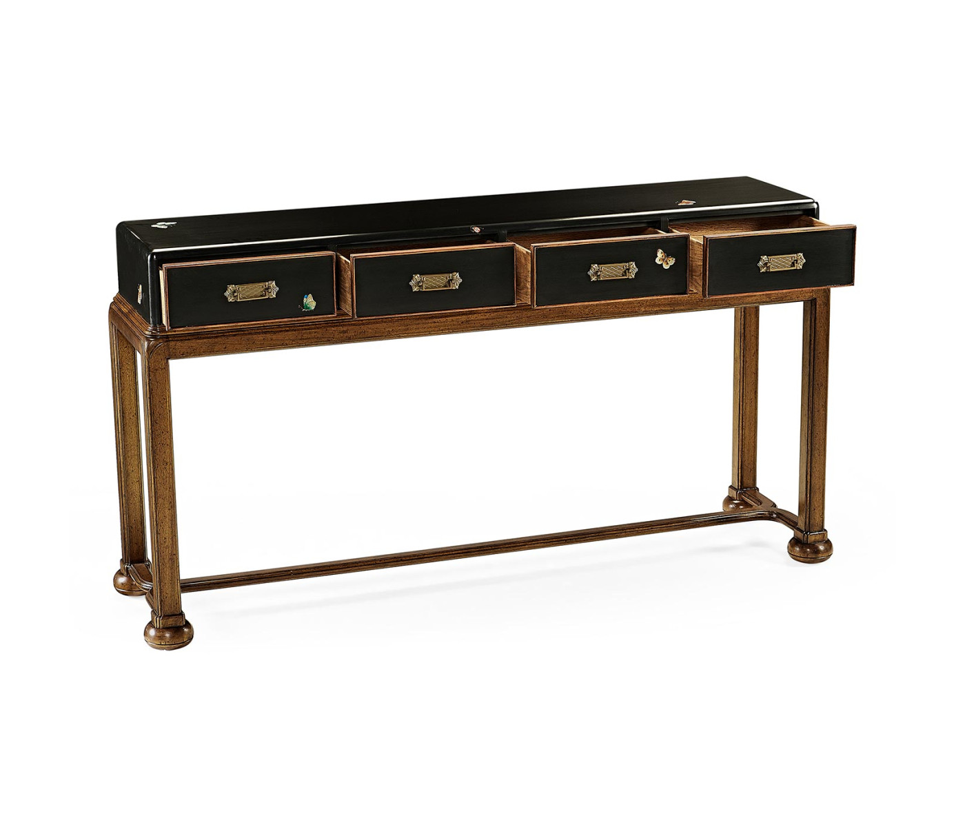 Butterfly console (Walnut & Painted)