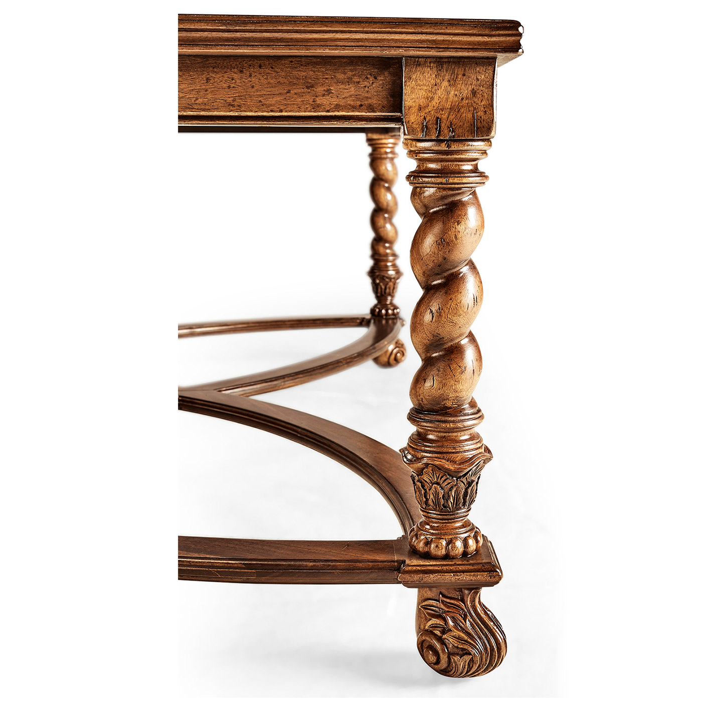 Square oyster coffee table glass top (52