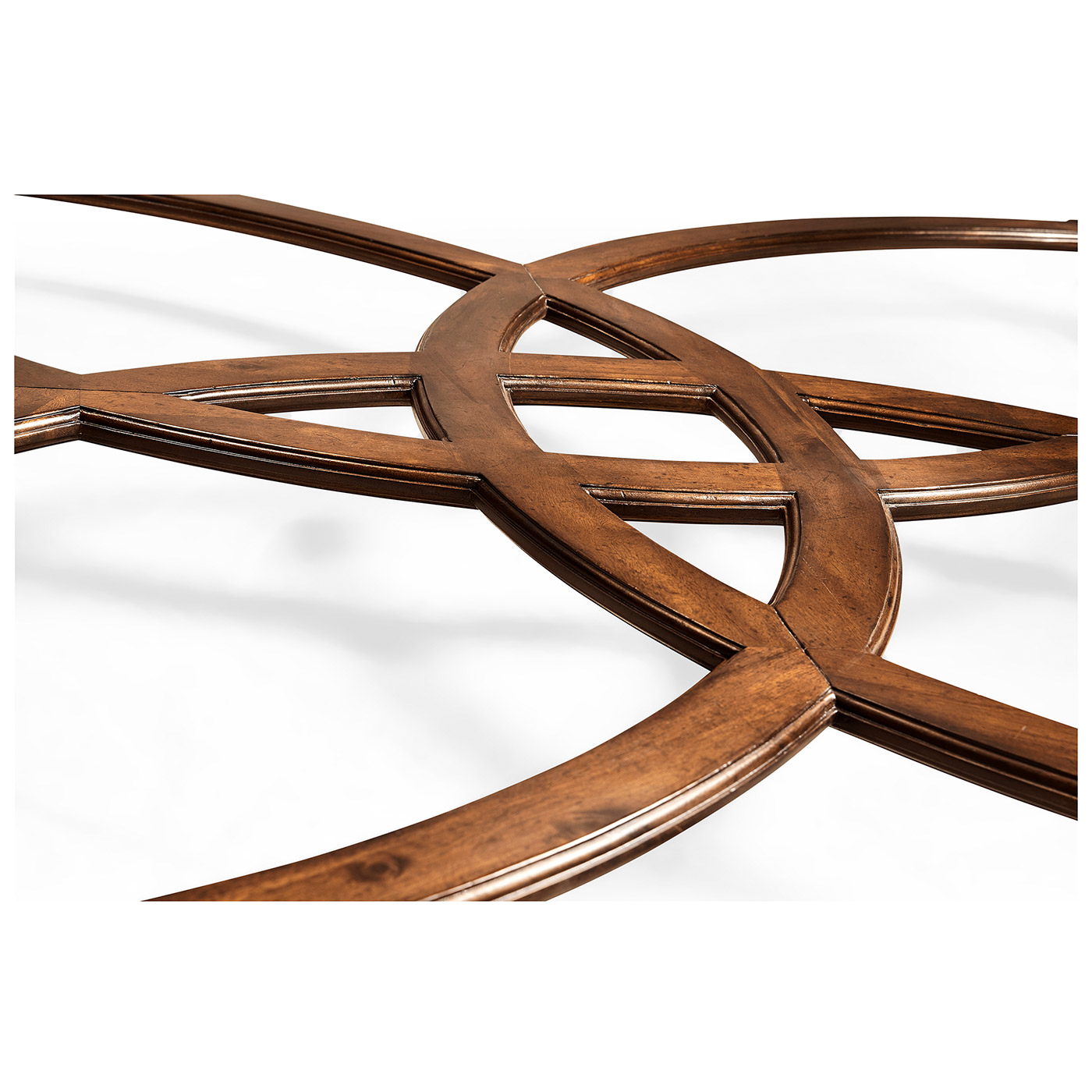 Square oyster coffee table glass top (52