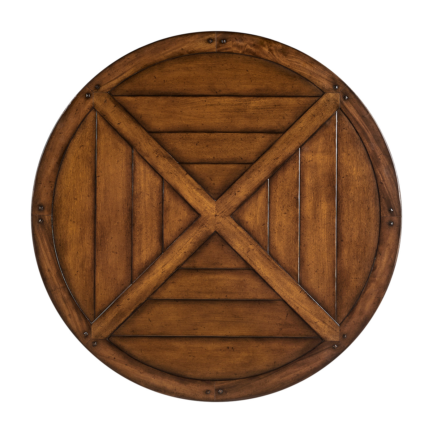 Round Parquet Breakfast Table 48