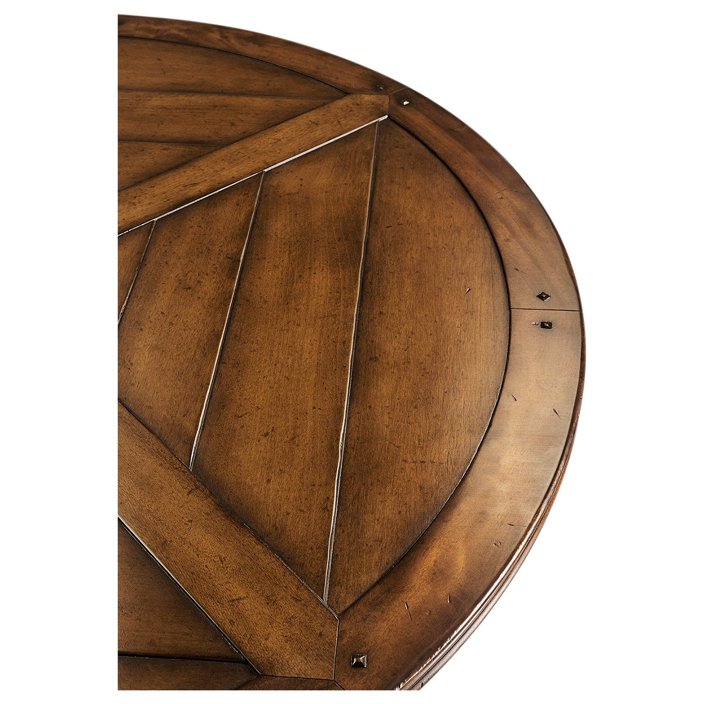 Round Parquet Breakfast Table 48