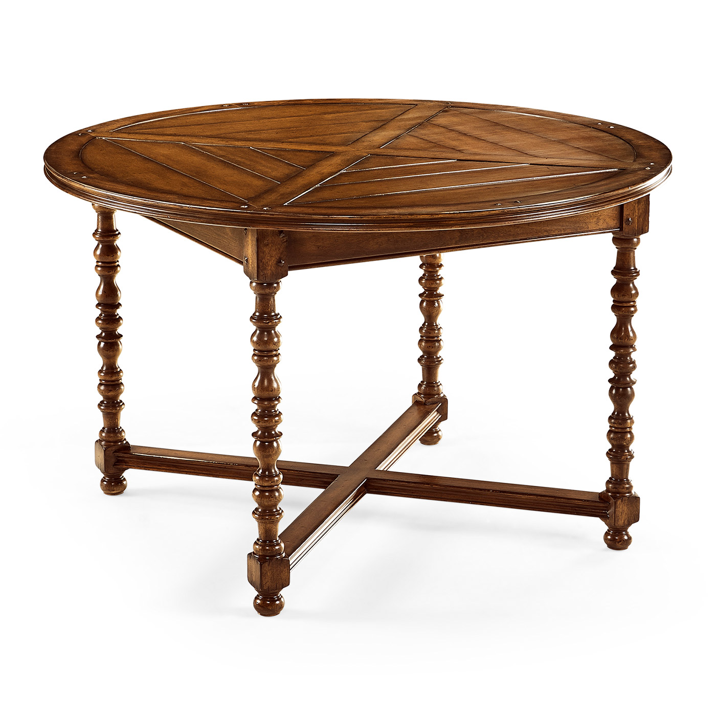 Round Parquet Breakfast Table 48