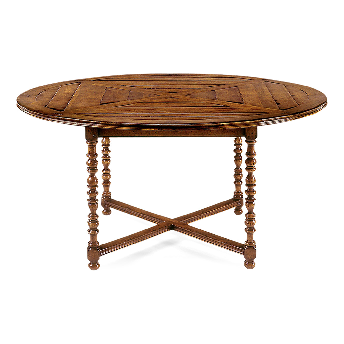 Round Parquet Breakfast Table 64