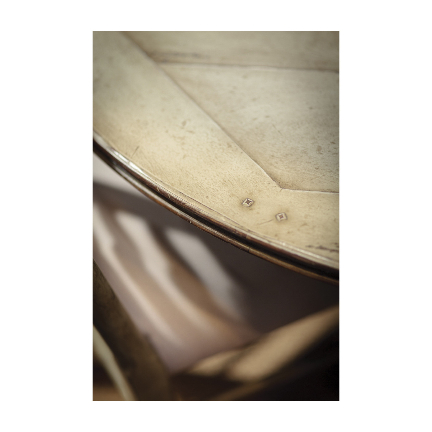 French Style Painted Dining Table (Olive Green) 60