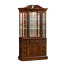 Neo-Classical Mahogany China Cabinet
