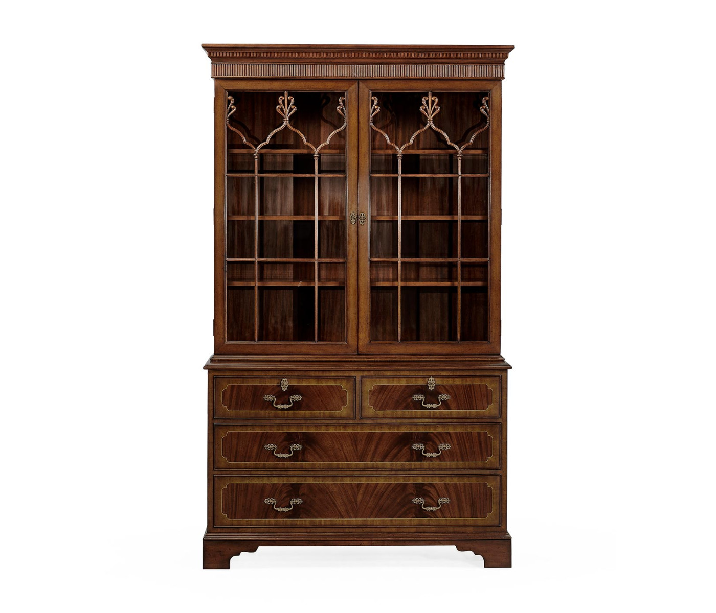 Late Regency Mahogany Glazed Display Cabinet