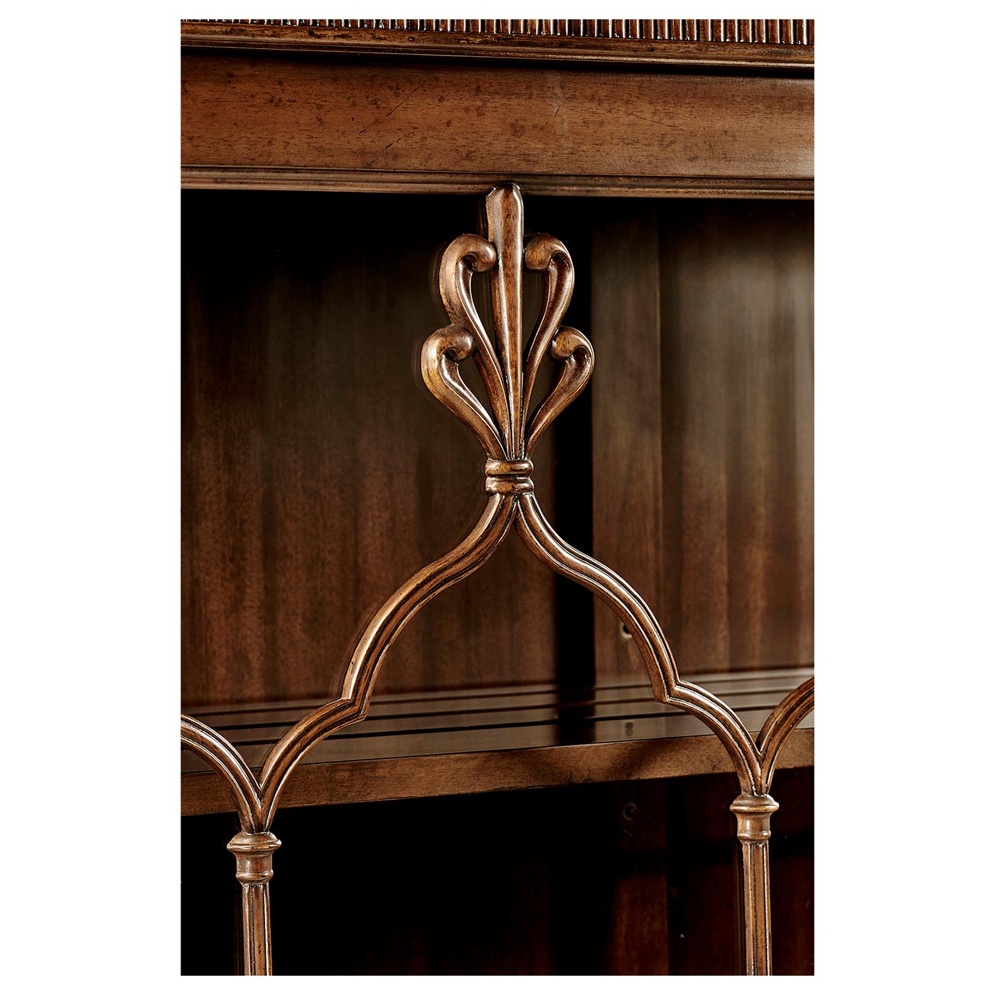 Late Regency Mahogany Glazed Display Cabinet