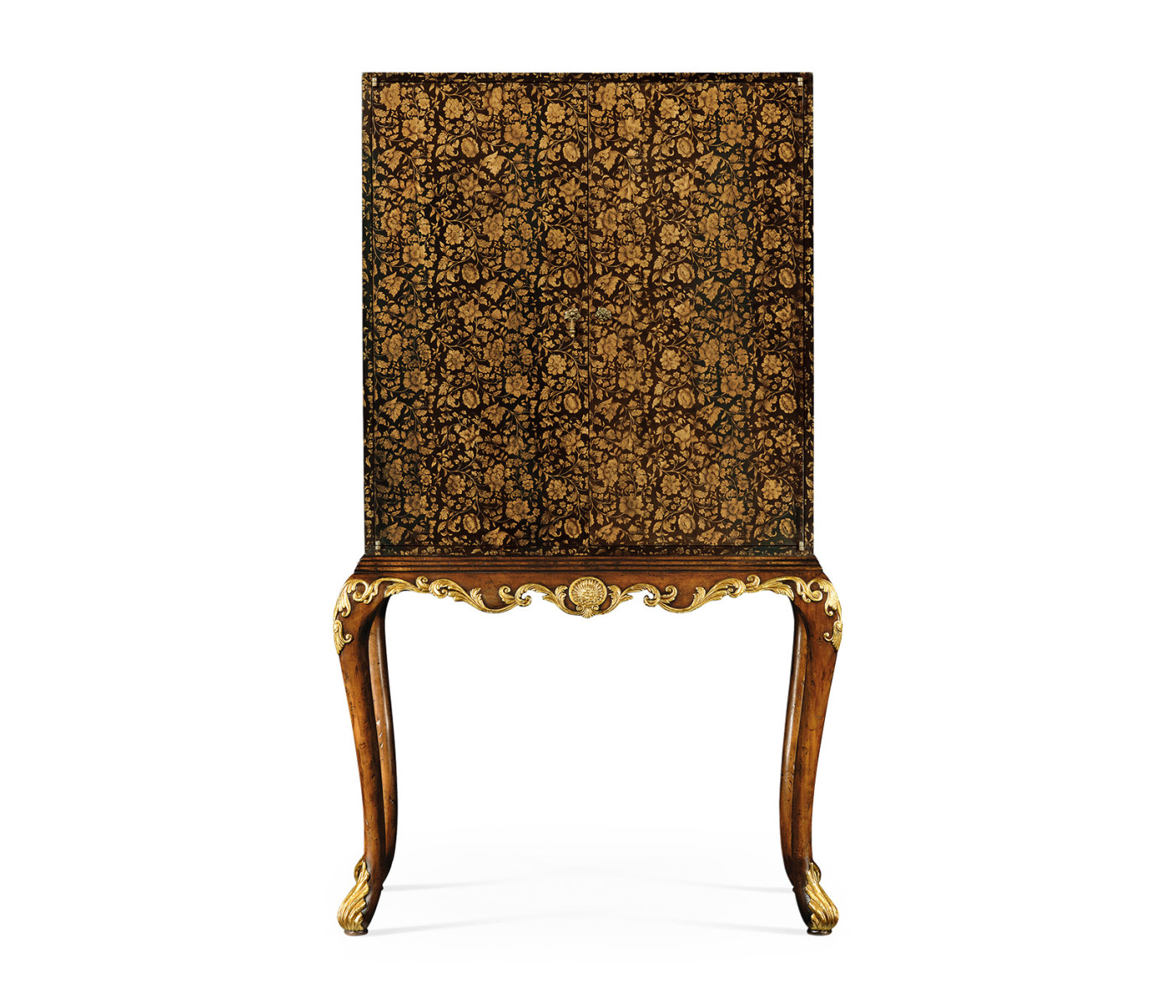 Black Chinoiserie Drinks Cabinet