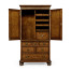 Walnut gentleman's wardrobe