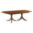 Regency Crotch Walnut Extending Dining Table 76