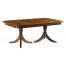 Regency Crotch Walnut Extending Dining Table 76