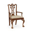 Chippendale Ribbon Back Arm Chair (Mahogany)