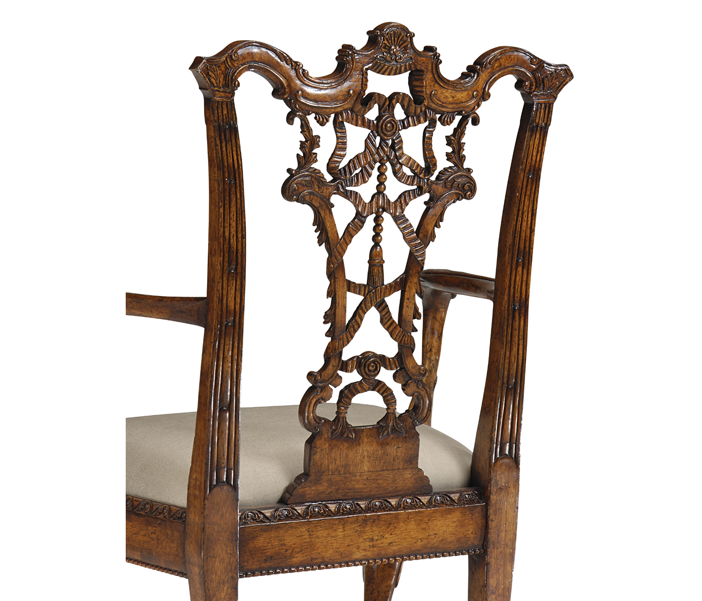 Chippendale ribbon back side chair (Mahogany)