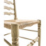 Traditional Ladderback Grey Painted Dining Side Chair