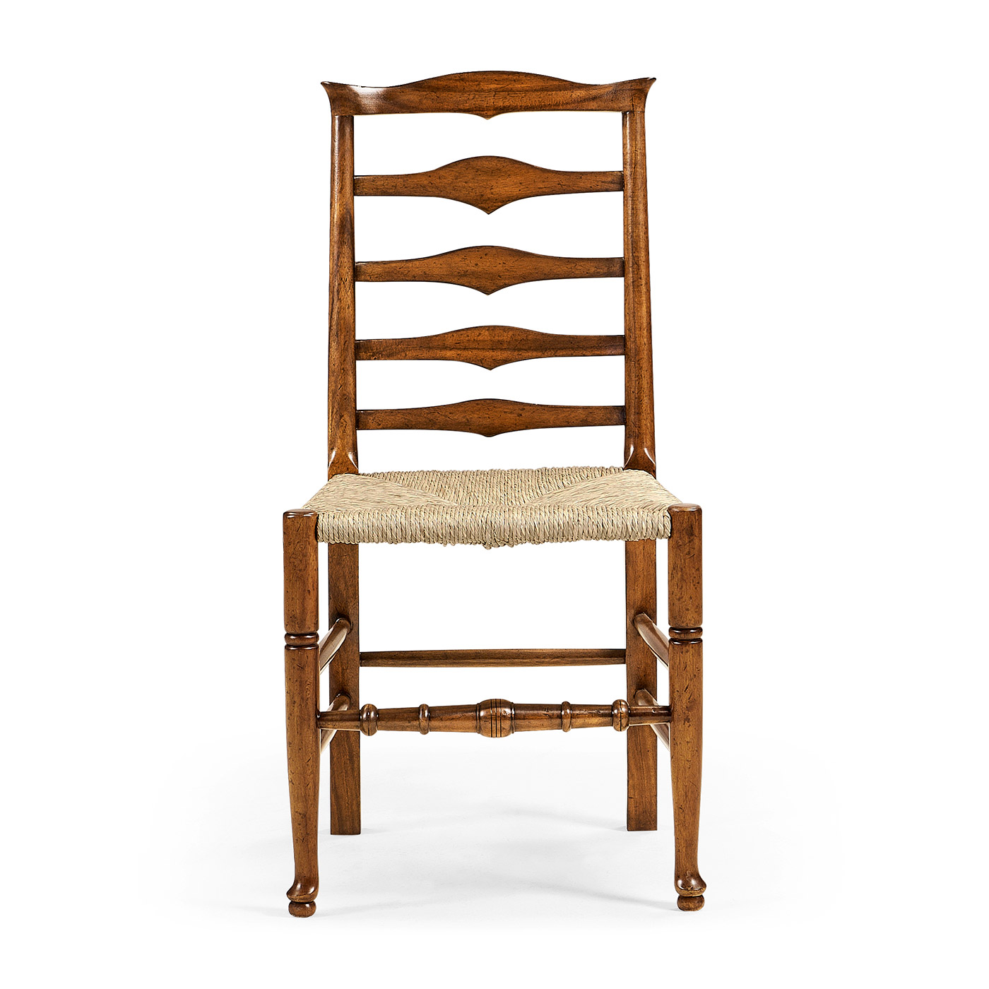 Traditional Triangular Ladderback Side Chair