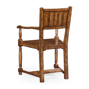 Planked walnut chair (Arm)