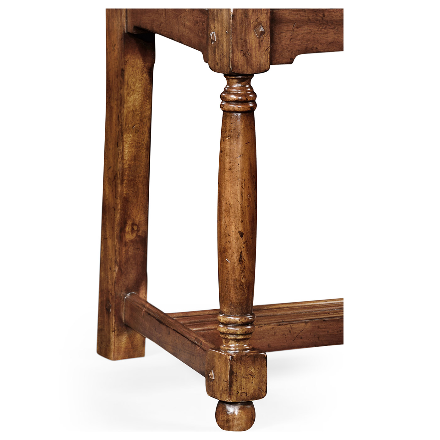 Planked walnut chair (Side)