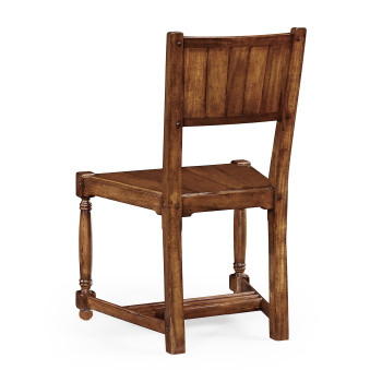 Planked walnut chair (Side)