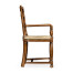 Ladder Back Walnut Chair with Pierced Slats (Arm)