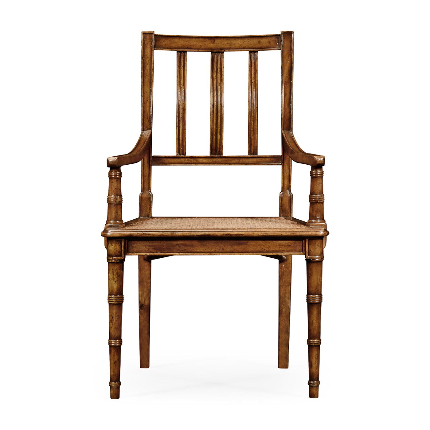 Late regency style caned chair (Arm)