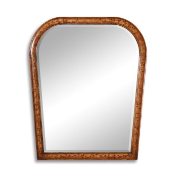 Art Nouveau floral mirror (Plain mirror glass)